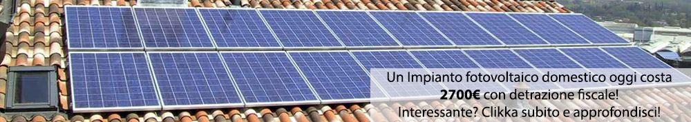 fotovoltaico domestico detrazione fiscale
